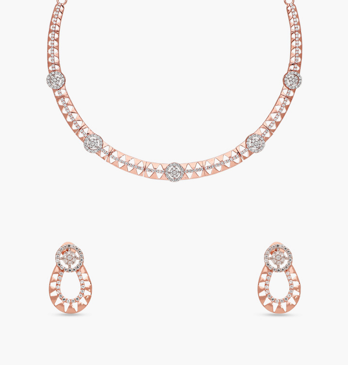 The Contemporary Rose Necklace Set